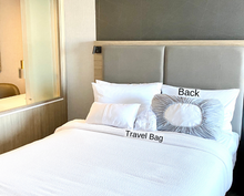 Load image into Gallery viewer, Satin Pink Travel SlipOver PillowCase