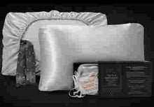 Load image into Gallery viewer, Satin Baby Pink Leopard Travel SlipOver PillowCase - Launching in July
