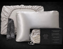 Load image into Gallery viewer, Satin Pearl Sheen Travel SlipOver PillowCase - Launching in July
