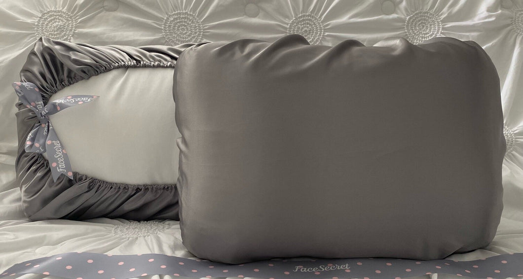 Satin SlipOver Pillowcase - Gray